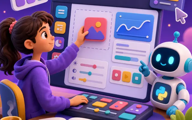 Python | Beginner | 04 Module | Create Graphical User Interfaces With Python! - Python course for kids and teens